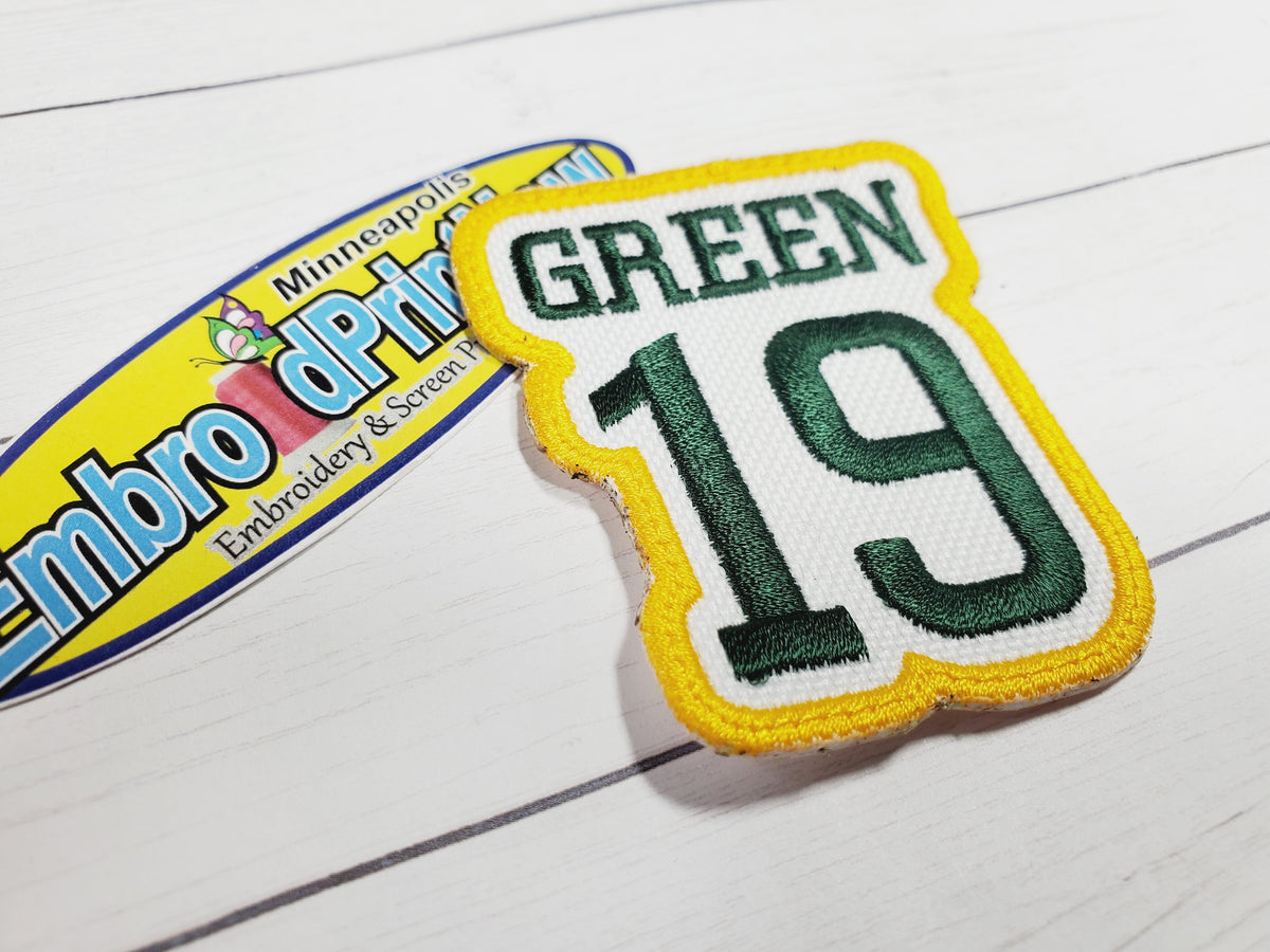 HUGE GREEN BAY PACKERS IRON-ON PATCH - 6.5" x 9.5"