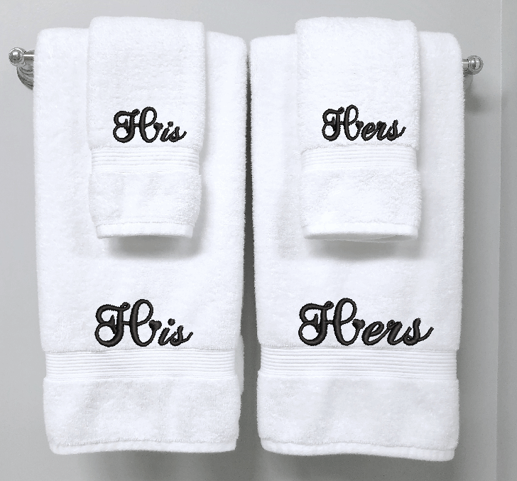 His and hers towels new arrivals