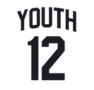 Youth Tackle Twill 2 Pro Name + Numbers Kit for Jerseys